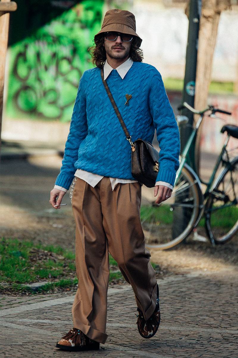 Street style: Миланы эрэгтэй загварын долоо хоног дээрх шилдэг төрхүүд (фото 11)