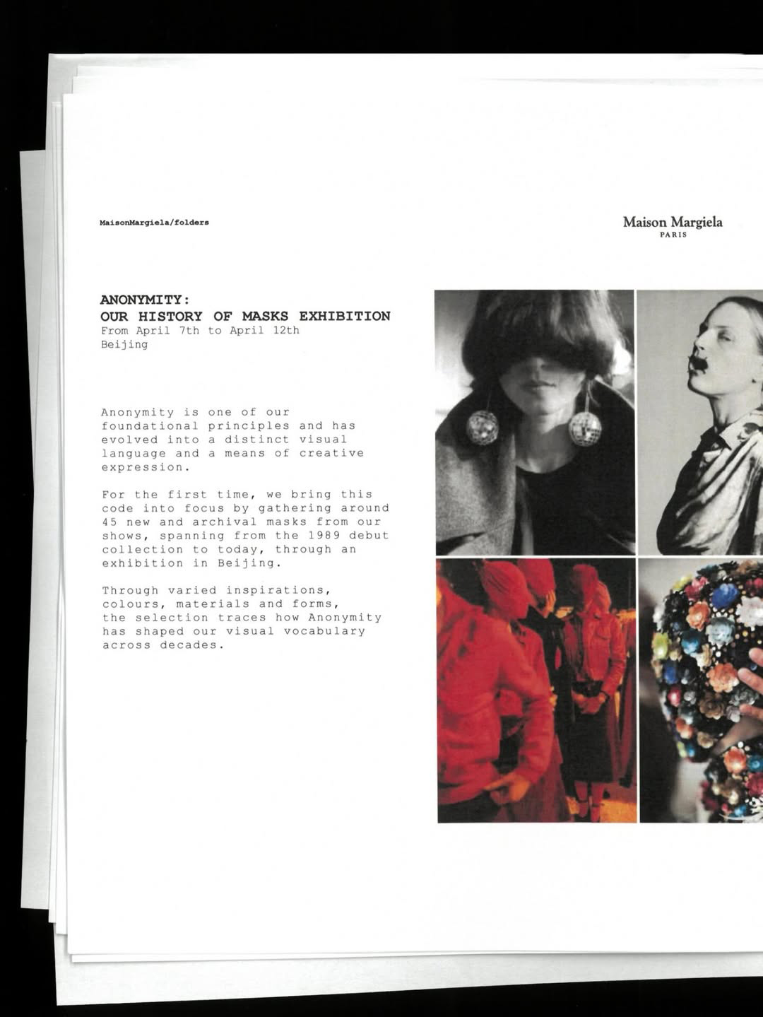 Maison Margiela брэнд үзэсгэлэнгийн товоо зарлалаа (фото 5)