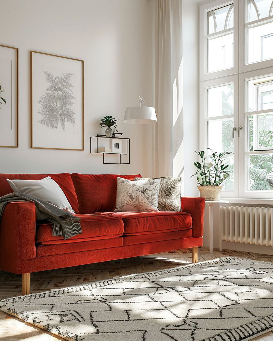 Интерьерийн шийдэл: Тод өнгийн буйдан (фото 3)