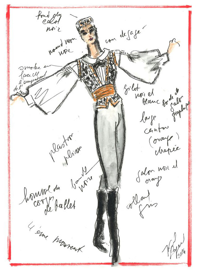 Карл Лагерфельд Парисын дуурьд зориулж тайзны хувцас бүтээлээ (фото 2)