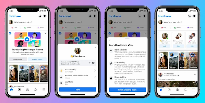 Facebook олон хүн оролцох боломжтой видео дуудлагын Messenger Rooms үйлчилгээг нэвтрүүллээ (фото 2)