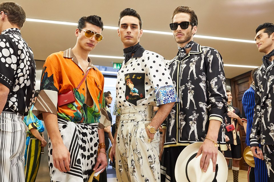 Халуун орны жимс, амьтдаар дүүрэн Dolce & Gabbana брэндийн эрэгтэй цуглуулга (фото 9)