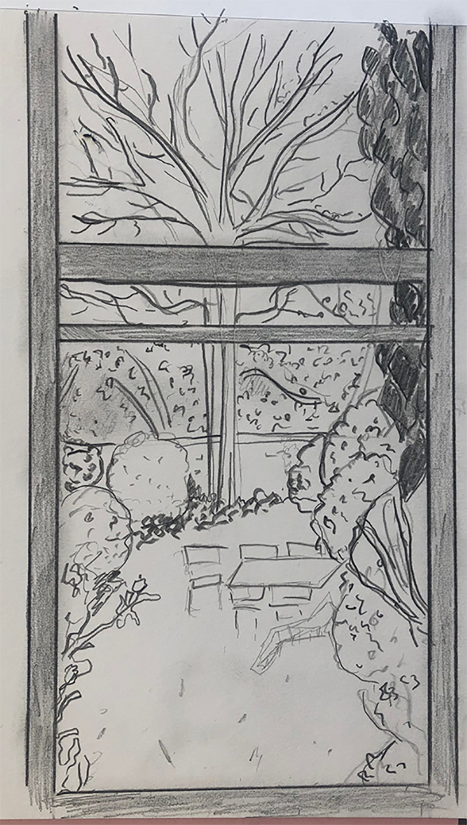 Дизайнерууд карантины үеэр гэрийнх нь цонхоор харагдах дүр зургийг цаасан дээр буулгажээ (фото 8)
