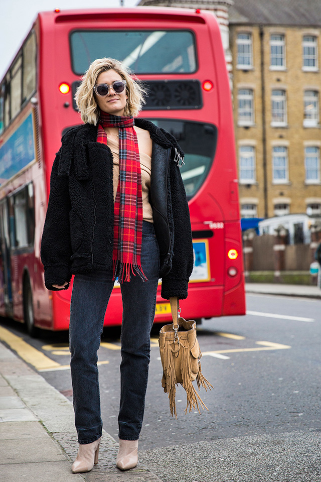 Лондонгийн загварын долоо хоног, намар-өвөл 2016: Street style. Нэгдүгээр хэсэг (фото 6)