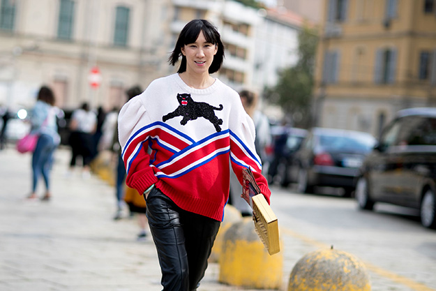 Миланы загварын долоо хоног, хавар-зун 2017: Street style. Нэгдүгээр хэсэг (фото 2)