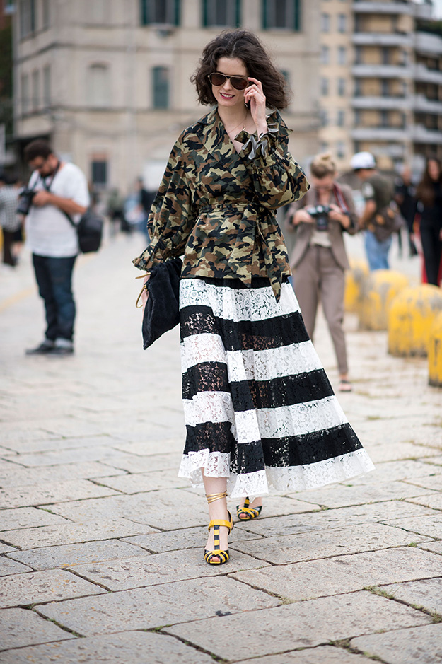 Миланы загварын долоо хоног, хавар-зун 2017: Street style. Нэгдүгээр хэсэг (фото 21)