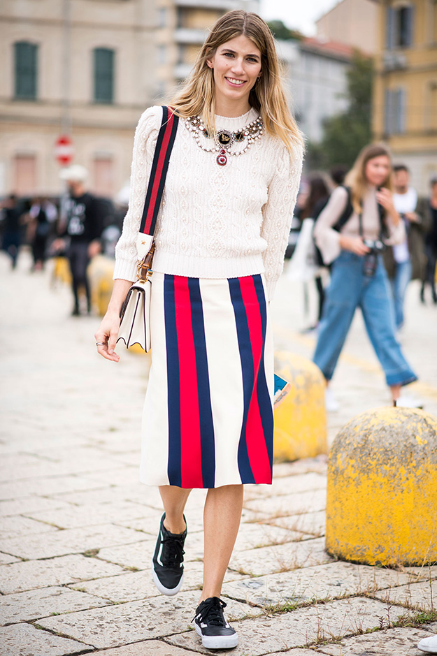 Миланы загварын долоо хоног, хавар-зун 2017: Street style. Нэгдүгээр хэсэг (фото 18)