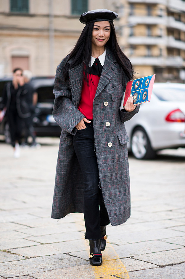 Миланы загварын долоо хоног, хавар-зун 2017: Street style. Нэгдүгээр хэсэг (фото 16)