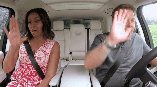 Бүрэн видео: Мишель Обама “Carpool Karaoke”-д