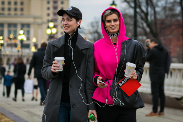 Москвагийн загварын долоо хоног дахь street style (фото 14)