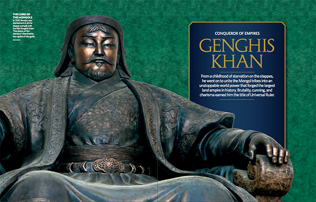 Чингис хаан National Geographic History сэтгүүлийн нүүр хавтсанд гарлаа (фото 1)