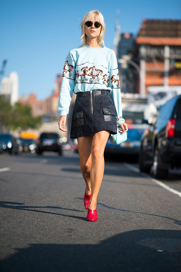 Нью-Йоркийн загварын долоо хоногийн зочид хэрхэн хувцасладаг вэ: Street Style. Тавдугаар хэсэг (фото 6)