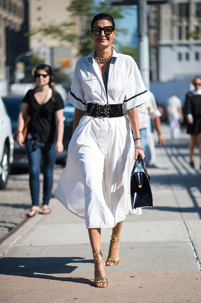 Нью-Йоркийн загварын долоо хоногийн зочид юу өмсдөг вэ: Street Style. Зургаадугаар хэсэг (фото 19)