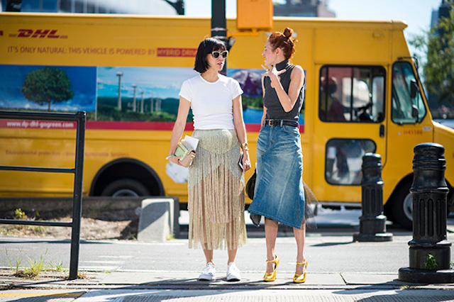 Нью-Йоркийн загварын долоо хоногийн зочид юу өмсдөг вэ: Street Style. Зургаадугаар хэсэг (фото 16)