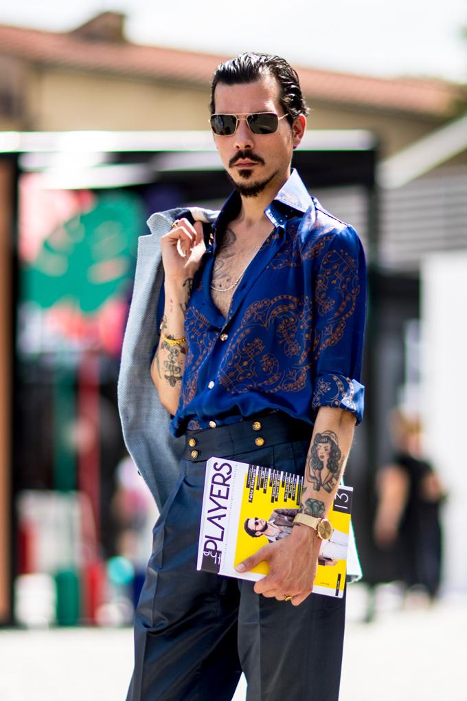 Нүд баясгам: Pitti Uomo дээрх загварлаг эрчүүд (фото 19)