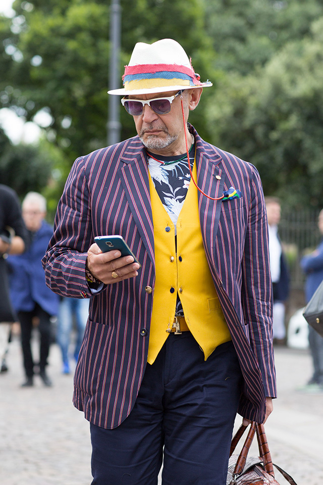 Pitti Uomo-гийн Street style, хавар-зун 2016 (фото 15)