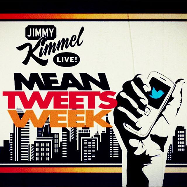 An entire week of LIVE #MeanTweets with big stars starts TONIGHT on #Kimmel! They're meaner in person.