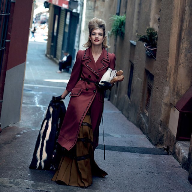 @voguemagazine July'15 by @therealpeterlindbergh @therealgracecoddington @stephanemarais60 @odilegilbert_official @andyhillmanstudio @2bmanagement #breakfast