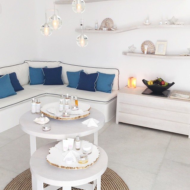 Spa time in the morning @BelvedereHotel #TheBlondeSaladGoesToMykonos