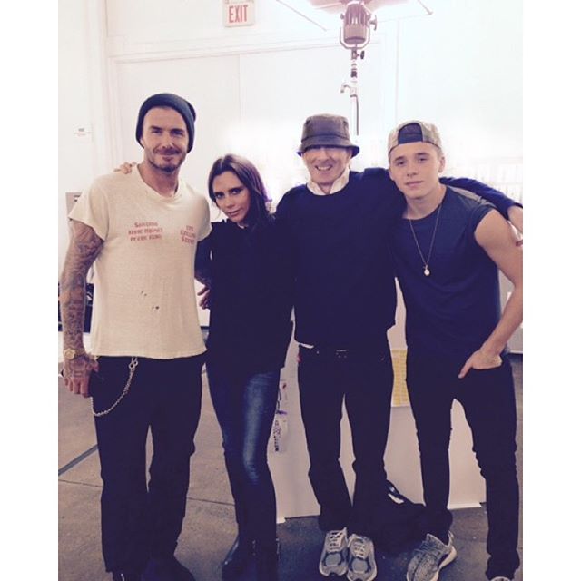 Sadly he didn't have time to style us!  #joemckenna. 1 day to go #NYFW #VBSS16 x vb