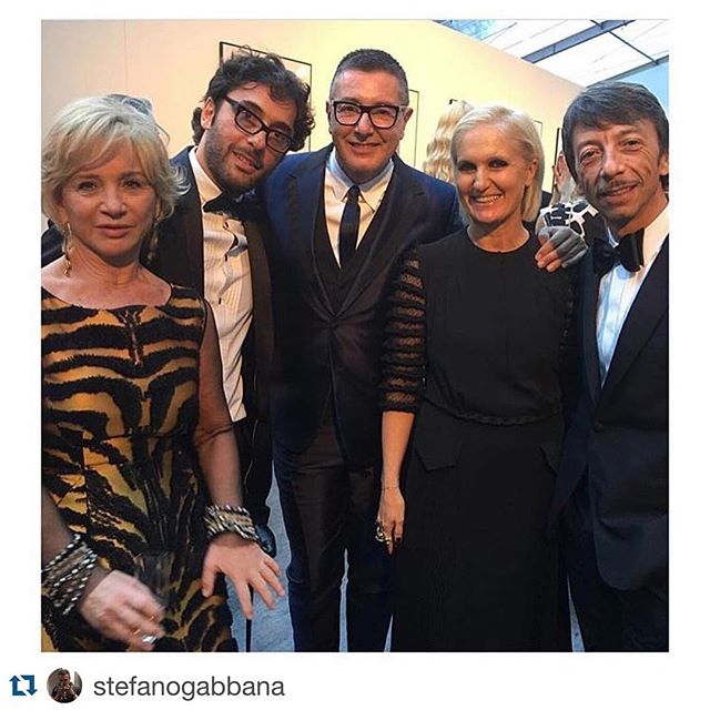 #Repost @stefanogabbana with @repostapp.
   
#vogue100 Gala Dinner @britishvogue             