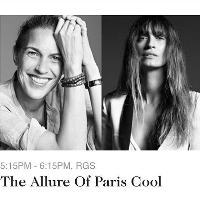   LONDON   I see you tomorrow at 5.15pm to talk about French style with @isabelmarant at the @britishvogue festival!
See you there xxx