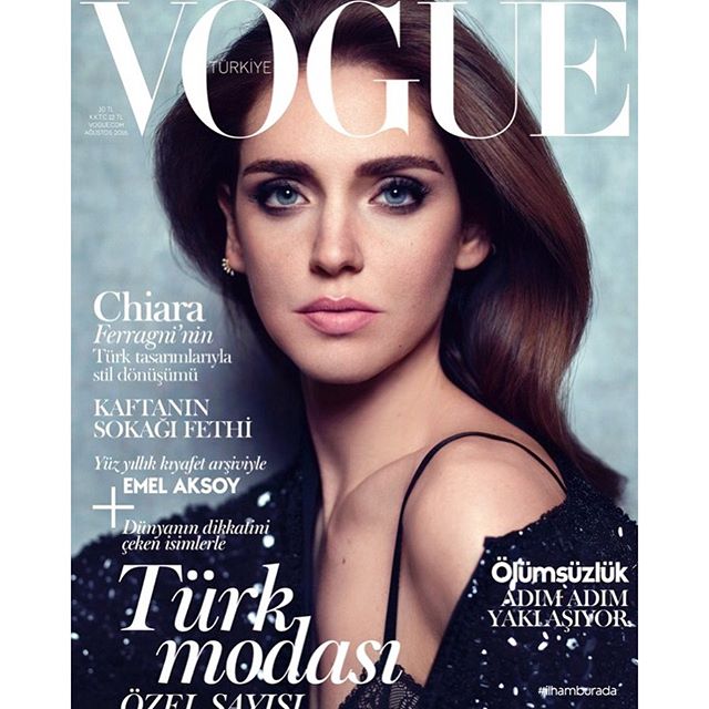It's out: my second Vogue cover, this time for @vogueturkiye, a country that I love, shot by @miguelreveriego    This feels so good and surreal at the same time   Check @vogueturkiye today for my Ig takeover of my Cuban diary    #ChiaraVogueTurkiye #TheBlondeSaladNeverStops #NeverEver