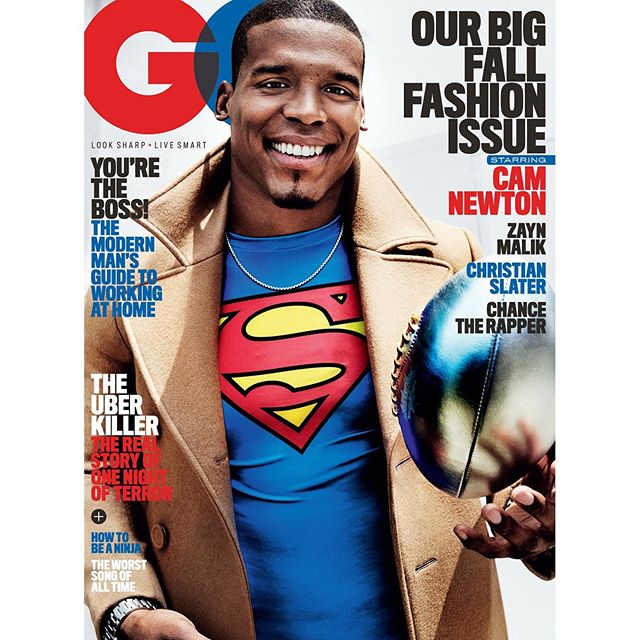 @CAMERON1NEWTON FOR THE COVER OF @GQ.

CAM NEWTON PARA LA PORTADA DE GQ.