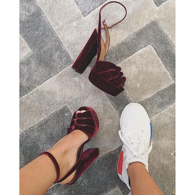 And "Mira Plateau" sandals by @aquazzura   