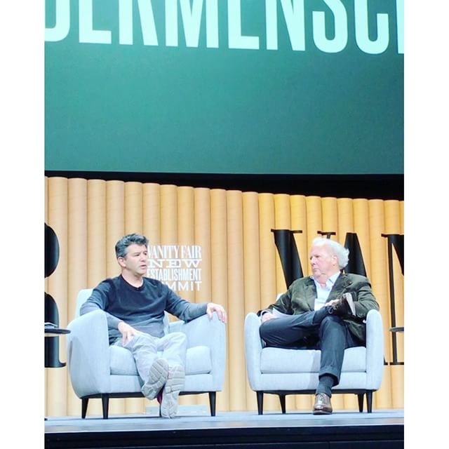 Graydon Carter, EIC of Vanity Fair, in conversation with the Founder of Uber, Travis Kalanick #VFSummit