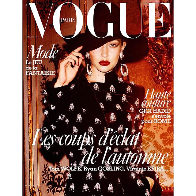 @GIGIHADID LOOKING CHIC FOR @EMMANUELLEALT'S AND MY NEW COVER OF @VOGUEPARIS, NOVEMBER ISSUE.

GIGI SUPER CHIC EN LA NUEVA PORTADA MÍA Y DE EMMANUELLE DE VOGUE PARIS, NOVIEMBRE.