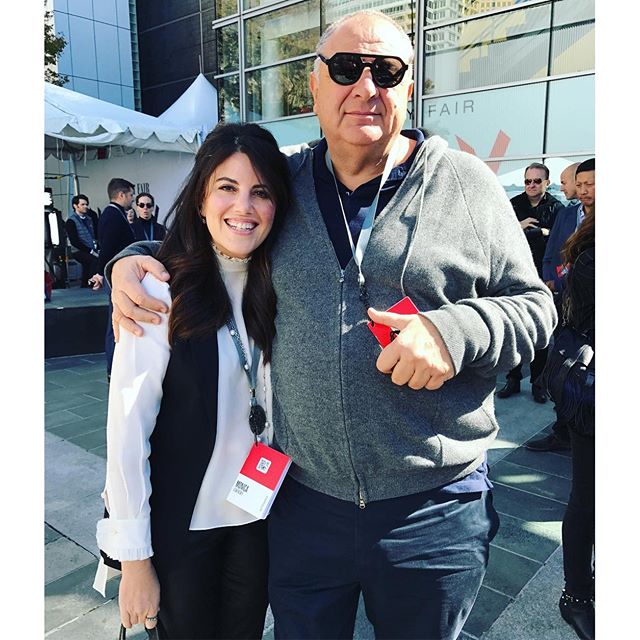 Johnny #VFSummit Diary @jeanpigozzi and Monica Lewinsky