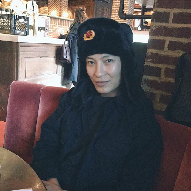 Warming up Alex @alexanderwangny   