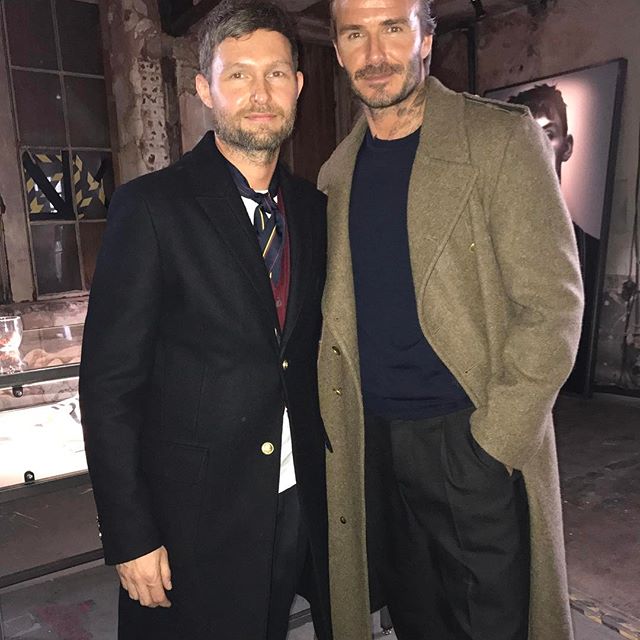 Congratulations @davidbeckham @daniel.Kearns @kentandcurwen #LFWM   