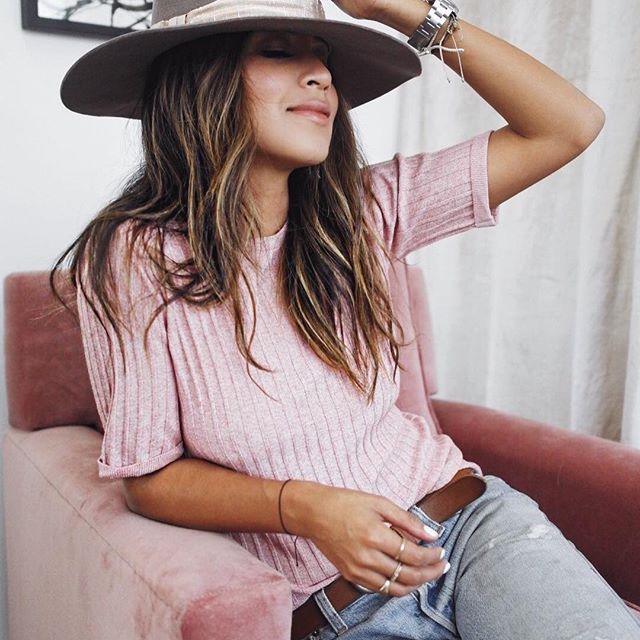 Pink.   | New Dakota ribbed top @shop_sincerelyjules