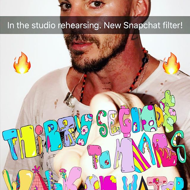 Did you try out our Snapchat filter??? Say hello to @shannonleto in the comments! Xo  