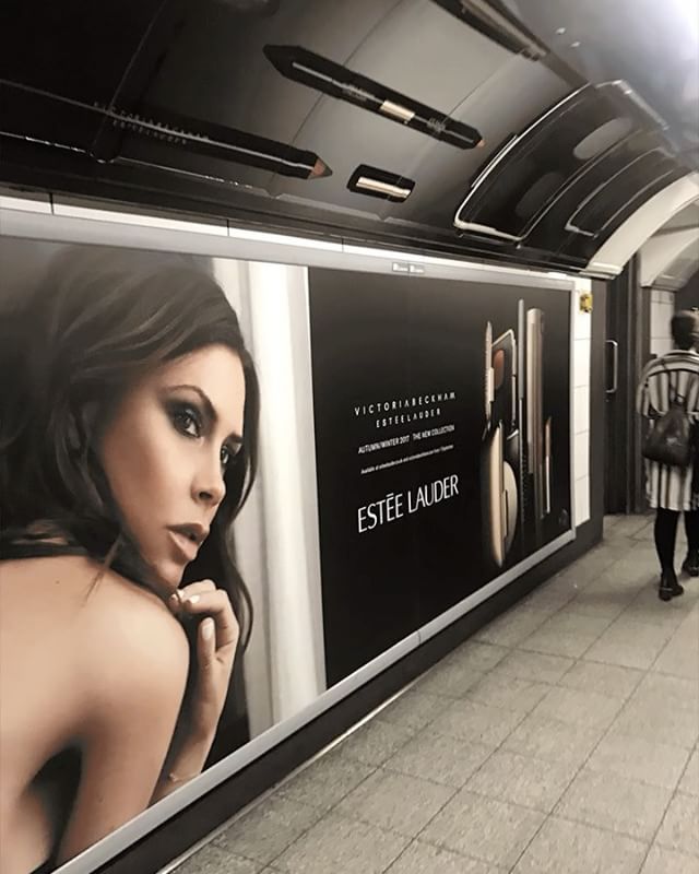 Make the tube your runway! See you at Oxford Circus   x VB #VBxEsteeLauder  