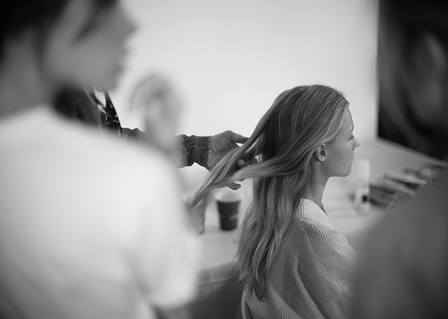 Backstage at my #VBSS18 show captured by @brooklynbeckham x VB