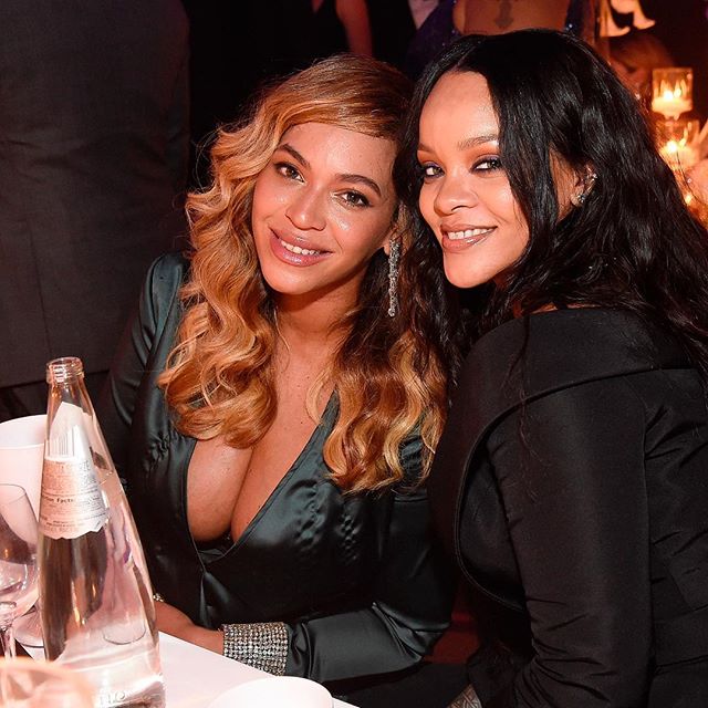 When two queens meet: #Beyonce and #Rihanna at @badgalriri's #DiamondBall in #NYC #Buro247Singapore