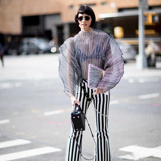 Going totally extra (and loving it) on casual #Fridays - #TGIF folks #Buro247Singapore #nyfw #streetstyle