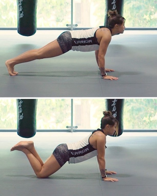 Check out our new #fitness video series on the link in our bio feat. @angelaleemma - let's do this #Buro247Singapore #mma #burpees #pushups #planks