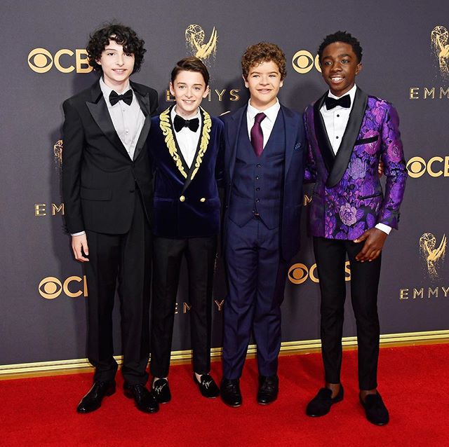 Hello cuties: The #StrangerThings cast suit up for #Emmys - check out our #redcarpet coverage on buro247.sg #Buro247Singapore