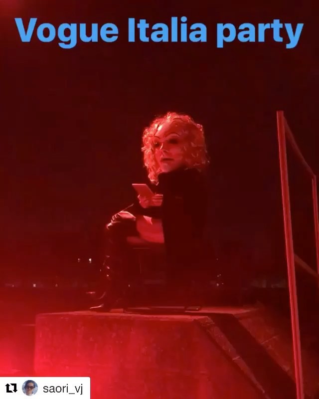 #Repost @saori_vj (@get_repost)
   
Inferno #vogueitalia party