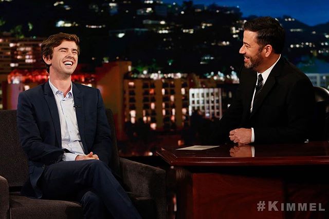Premiere night for this guy. #FreddieHighmore #TheGoodDoctor #ABC