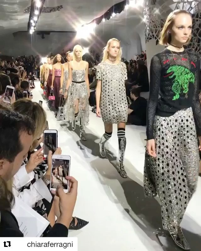 #Repost @chiaraferragni (@get_repost)
   
Wow to @dior by #MariaGraziaChiuri   #TheBlondeSaladGoesToParis