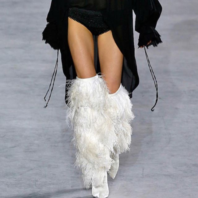 @ysl by @anthonyvaccarello those boots       