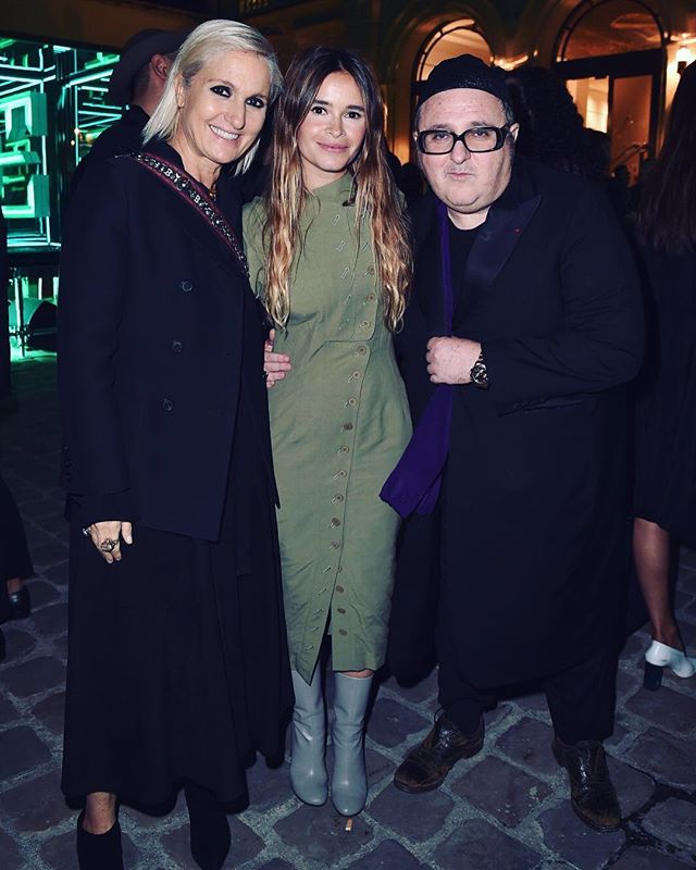Thanks to all our friends and family who came to support the launch of Fashion Tech Lab @fashiontechlab #MariaGraziaChiuri @alberelbaz8 We love you!!!