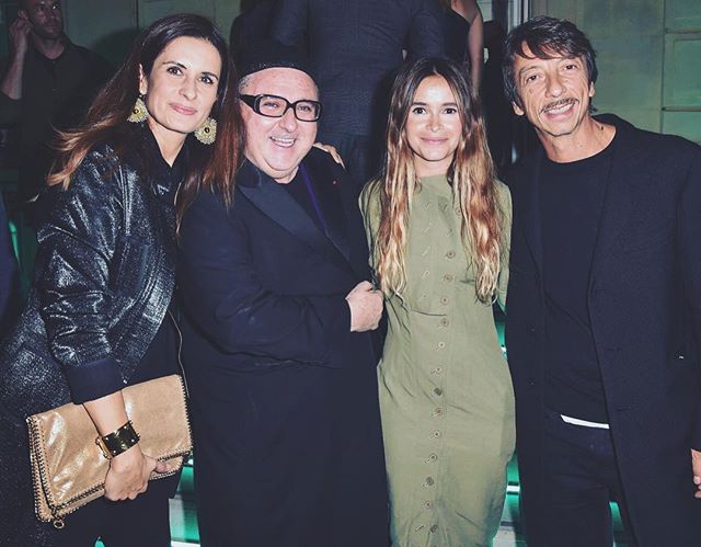 With my favorite people at the launch of FTL @fashiontechlab at Google Arts and Culture Lab @livia_firth @alberelbaz8 #pierepaolopiccioli  
