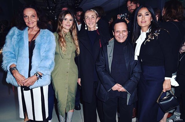 Fashion Tech Lab @fashiontechlab launch at @google Arts and Culture Lab with my favorite people @therealdvf @azzedinealaiaofficial @salmahayek Thank you for all your amazing support!!! It means the       