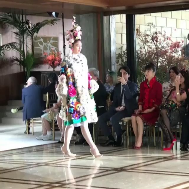 #Repost @saori_vj (@get_repost)
   
Dolce & Gabbana Alta Moda in Tokyo at Italian    Embassy #lamoreébellezza #dglovesjapan #dgaltamoda